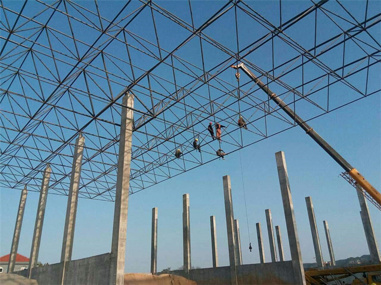吐鲁番加气站钢结构网架案例10